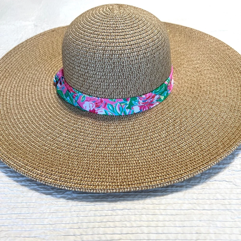 Lilly Pulitzer straw hat Journey to the Jungle